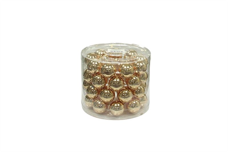 Kerstbal glas 40mm goud glans 36/ko