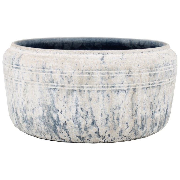 Schaal Milou d34 h15cm wit