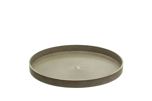 Bord rond 22x22x2cm cream