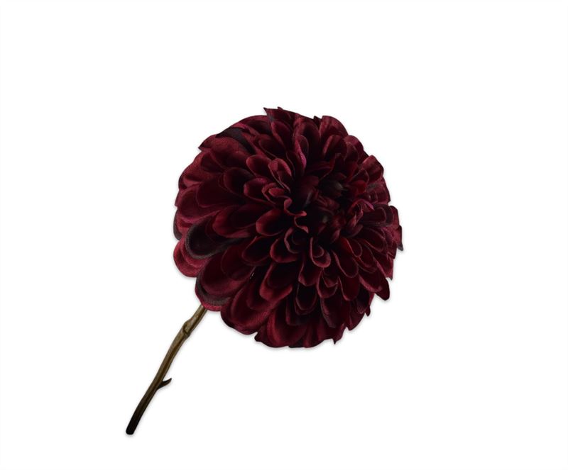 DAHLIA STEEL BORDEAUX 74CM