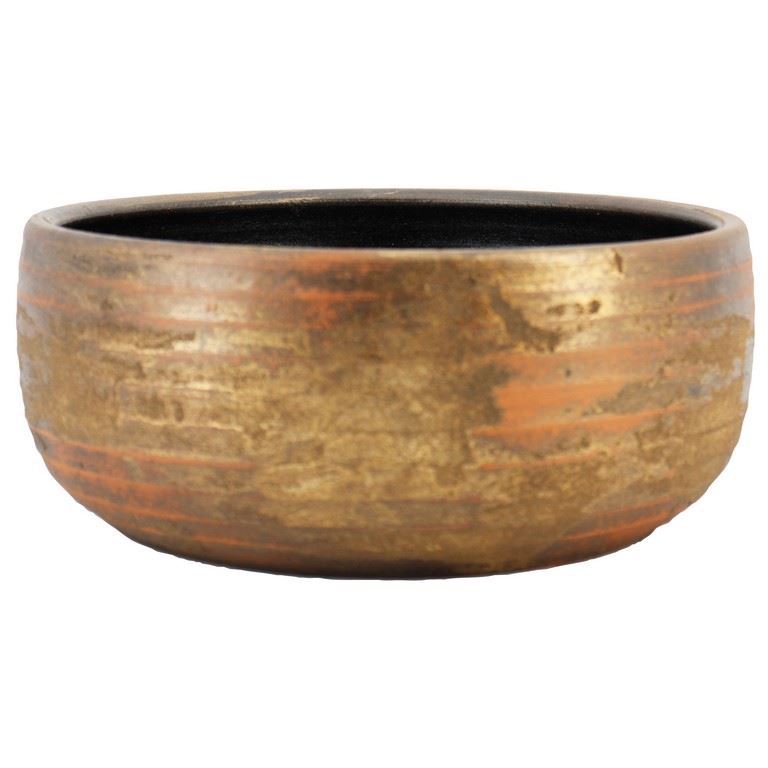Schaal Funchal d29 h14cm goud