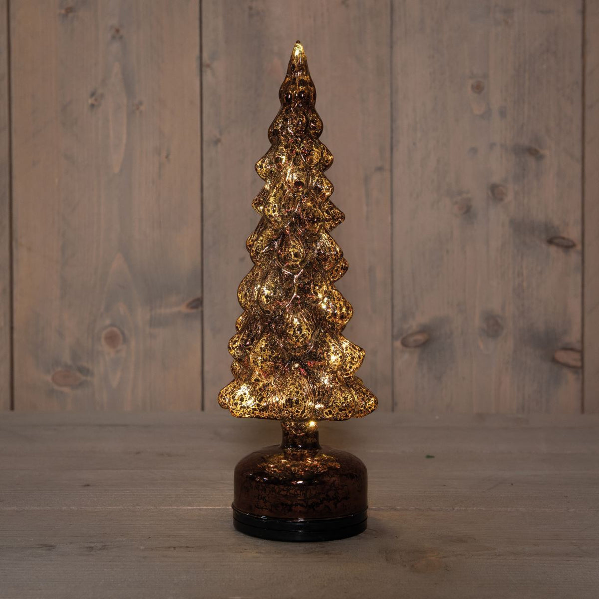 KERSTBOOM DR BAT 11X11X33CM BRUIN
