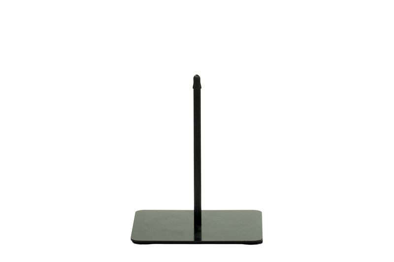 Metalen standaard m. pin 14cm.