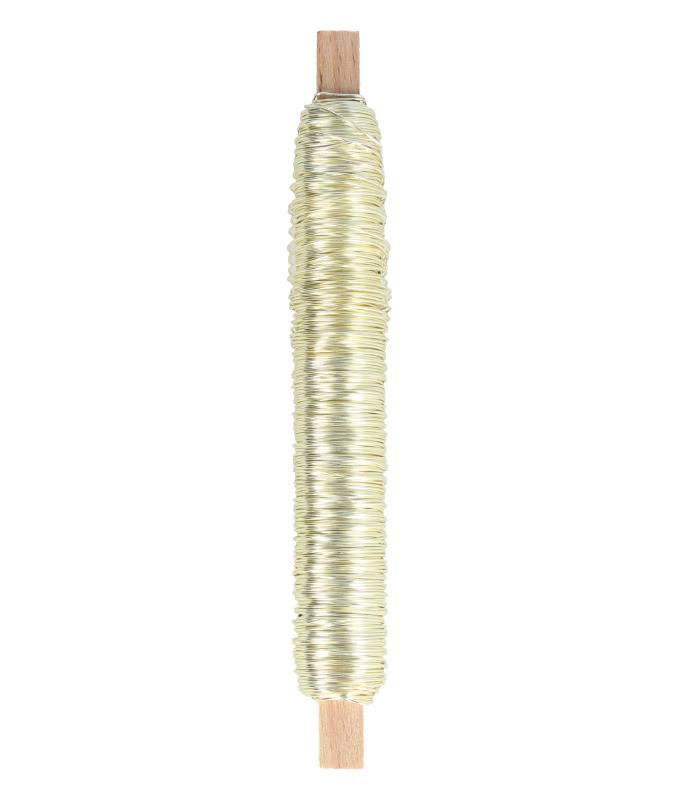 Wikkeldraad 100grx0,5mm champagne