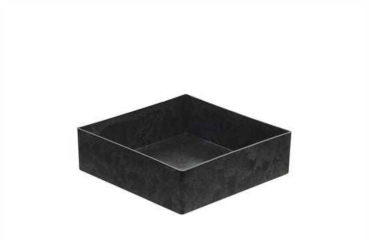 Schaal vierk. 20x20x6cm. Grijs