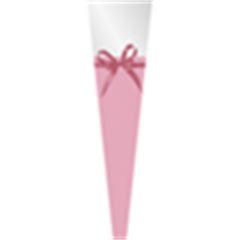 Sngl Rose Cheris. 64x14x3cm roze á 5 stuks