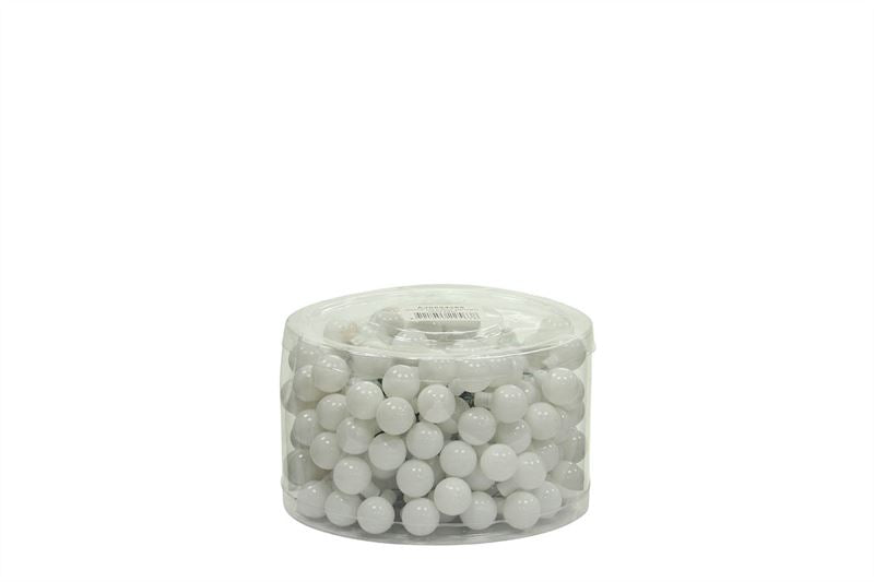 Glasbal 20mm pearl wit. op dr.144st