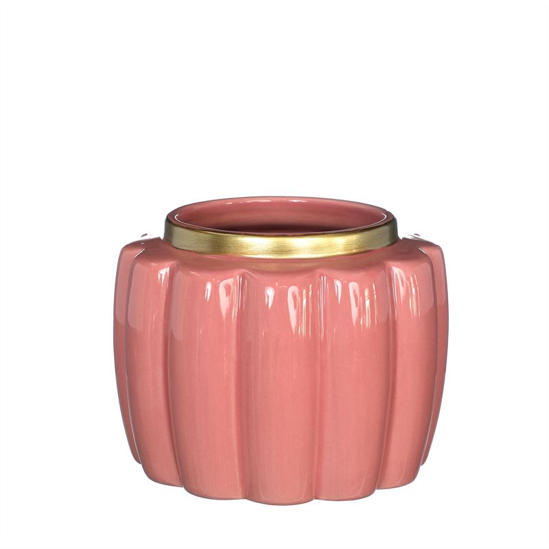 Pouff pot D.12,6 h.9,7 cm terra pin