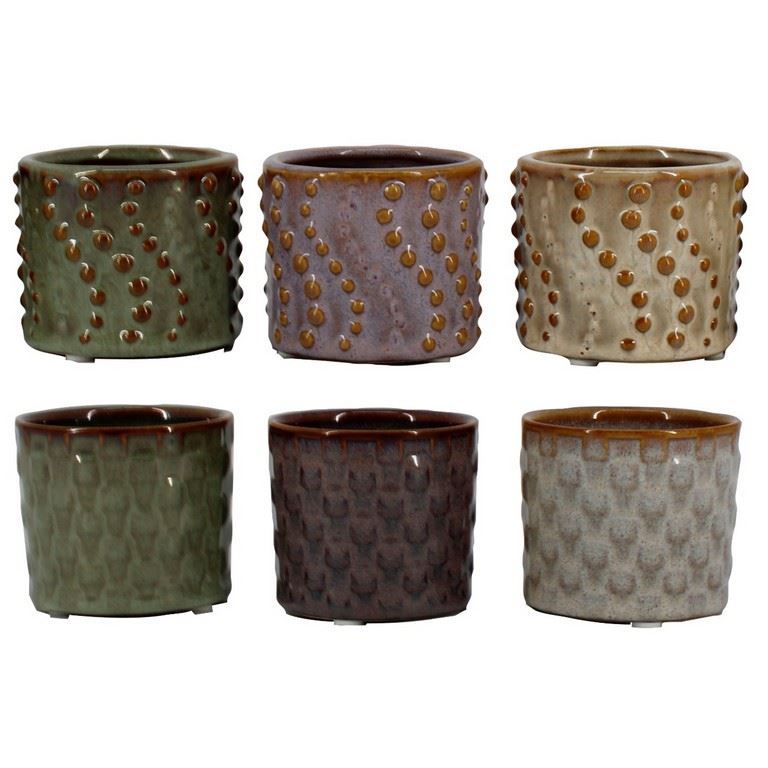 Pot Havana d7.2 h6.3cm 6ass