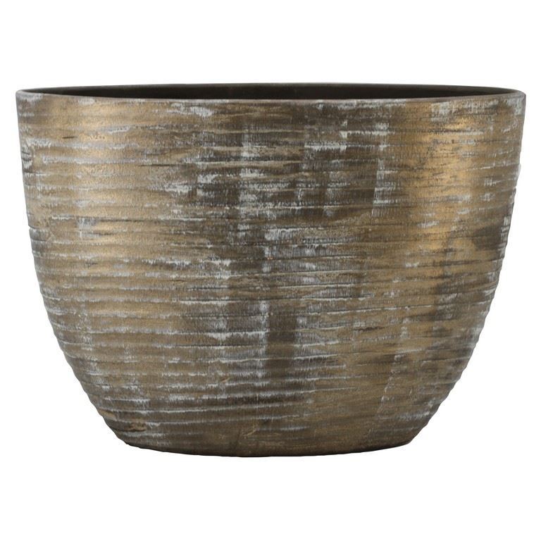 Pot Funchal ovl 50x20x36cm bruin