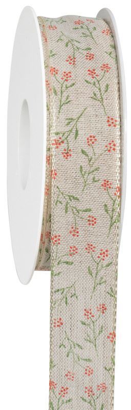 Lint Flos draad 25mmx18mtr creme