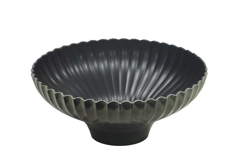 Pot Laar plastic ribbel D.24/H.10cm