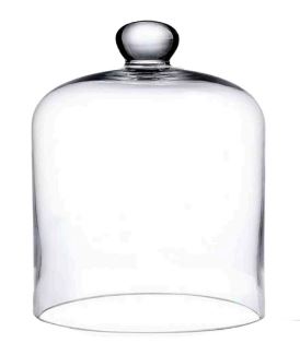 Big dome w.knob D.27 h.35 cm
