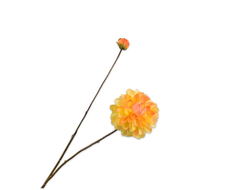 Dahlia 86cm goud/geel 24/ds