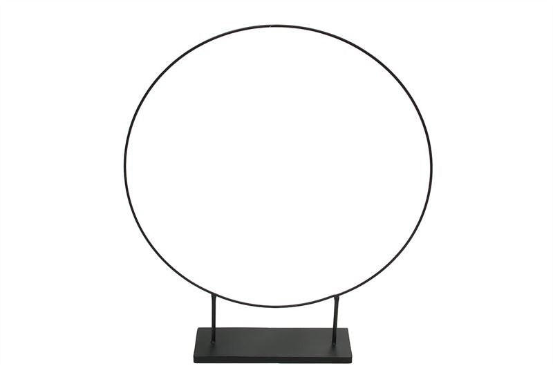 Ring op voet zwart D.58cm.