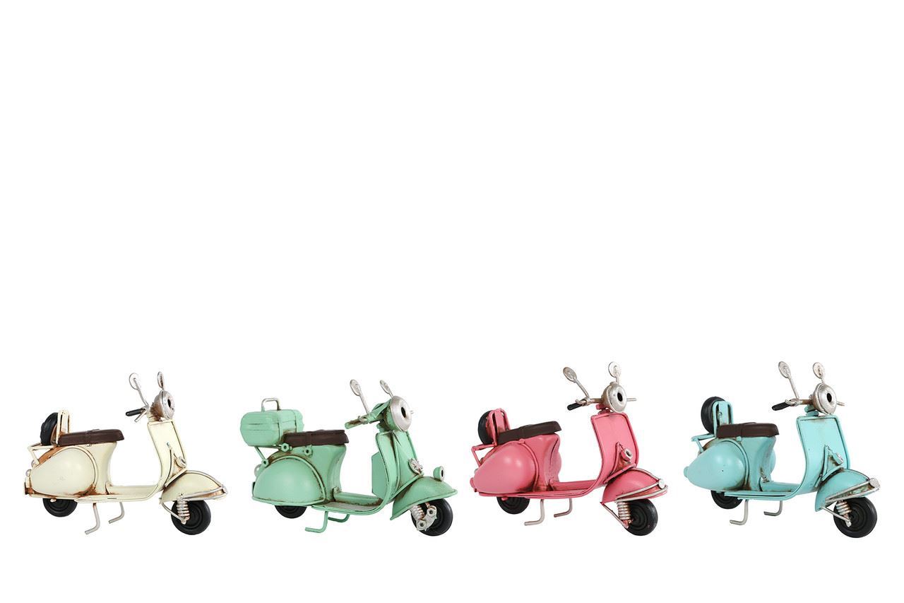 Scooter kleur a4 metaal 11,5x5x8cm
