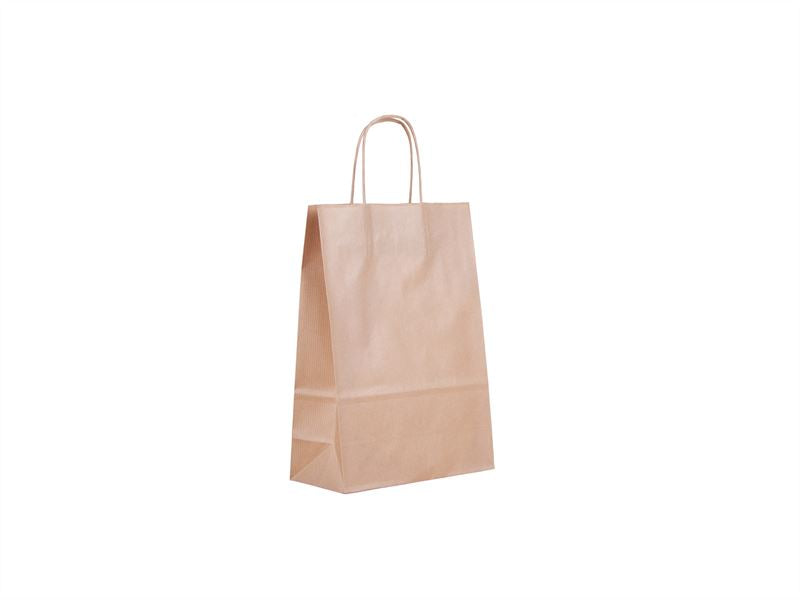 pap tas 22x10x31cm bruin  gehv 50/z