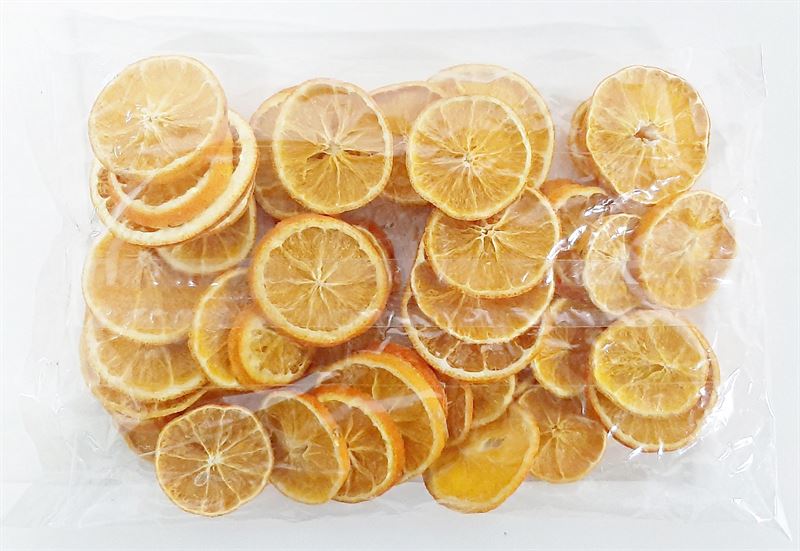 Sinaasappelschijven oranje250 gr