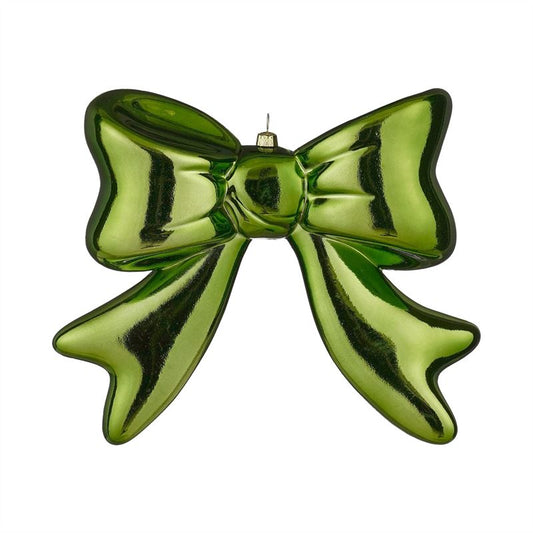 Ornament strik d.gr l20xb6xh20cm