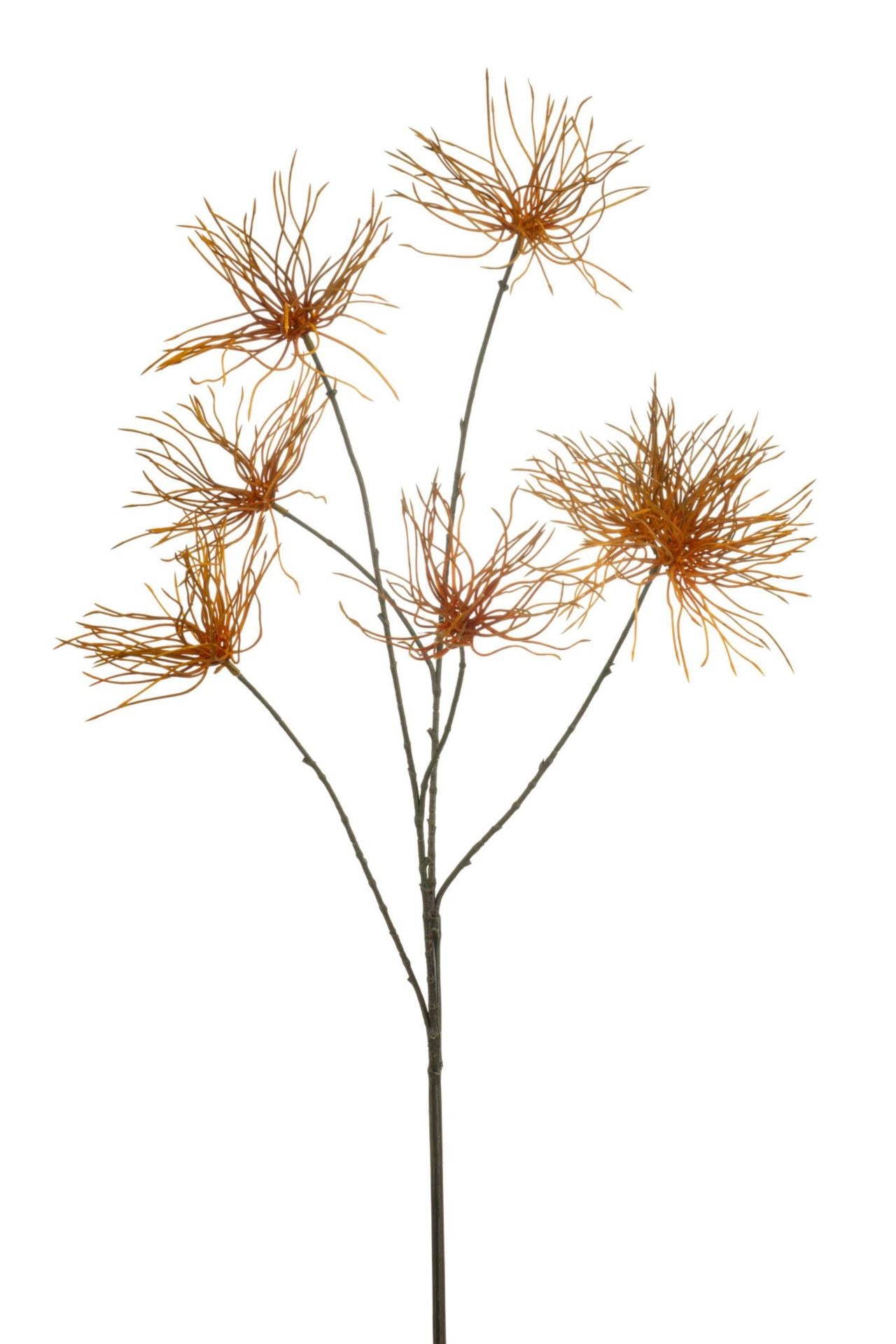 Anemone seed spray orange 110cm