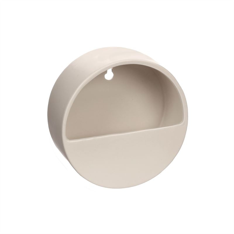 Wall hanger l. 19 w.19 h.8 cm wit