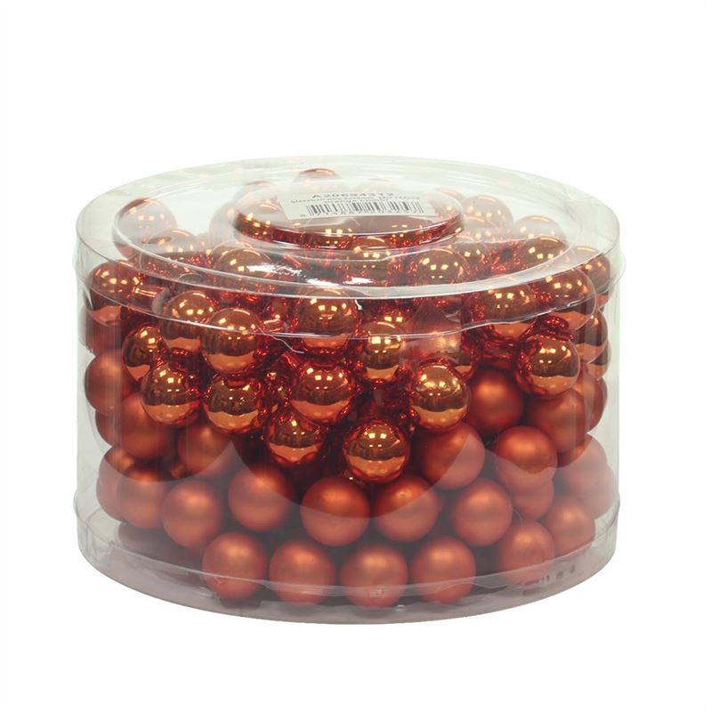 Glasbal 20mm op dr. oranje combi 14