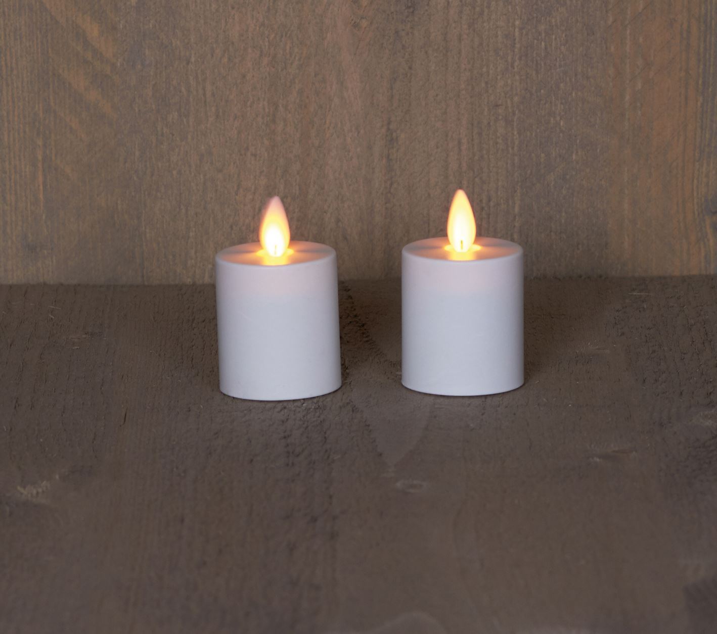 KAARSEN WIT VLAM 4,5X8CM T BO 2/S