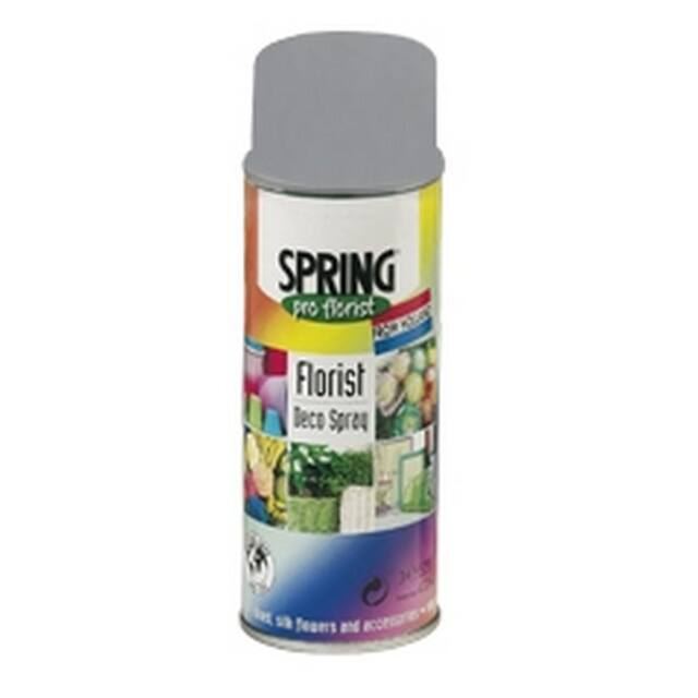 Spring decor spray 400ml brite silv