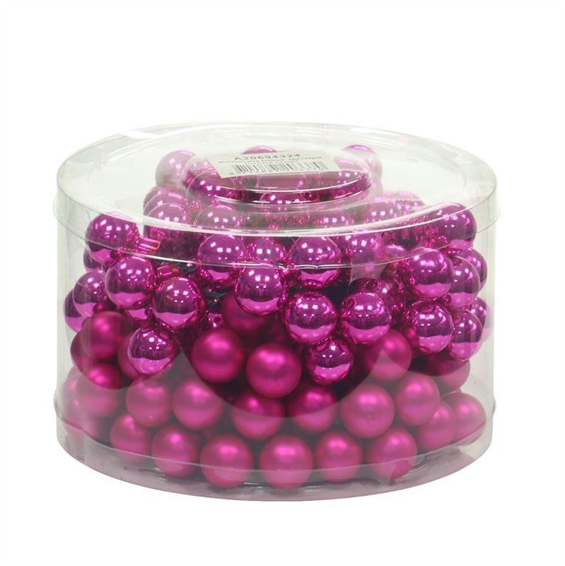 Glasbal 20mm op dr. fuchsia combi 1