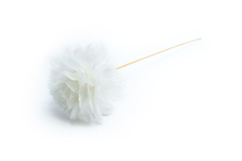Rozen veren 12cm st. gebl.