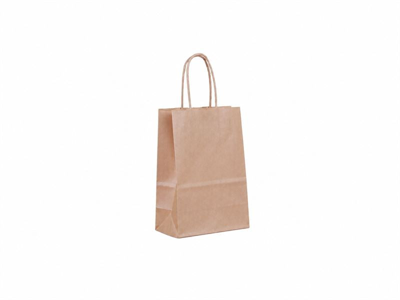 pap tas 14x8x21cm bruin  gehv 50/za