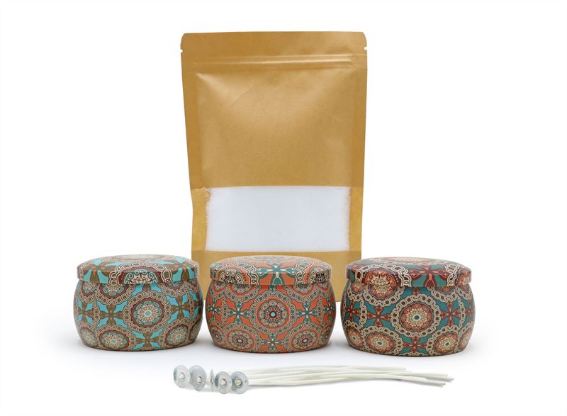 giftbox pearlsand green assorti