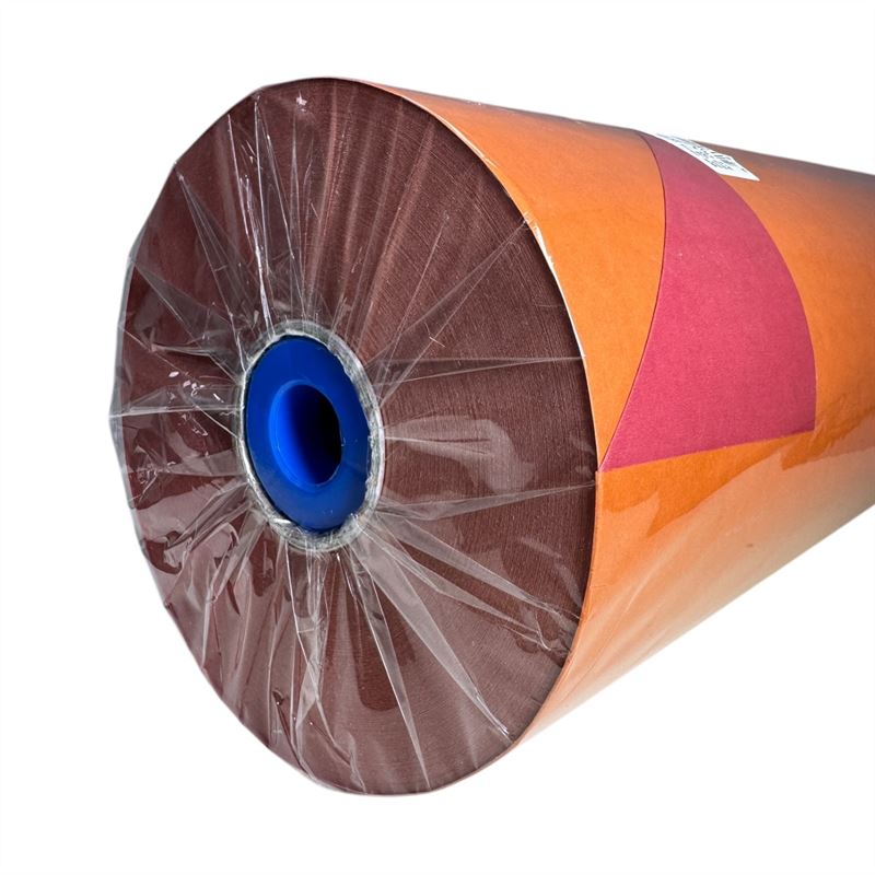 Wit kraft 70 grs 50 cm rood/oranj