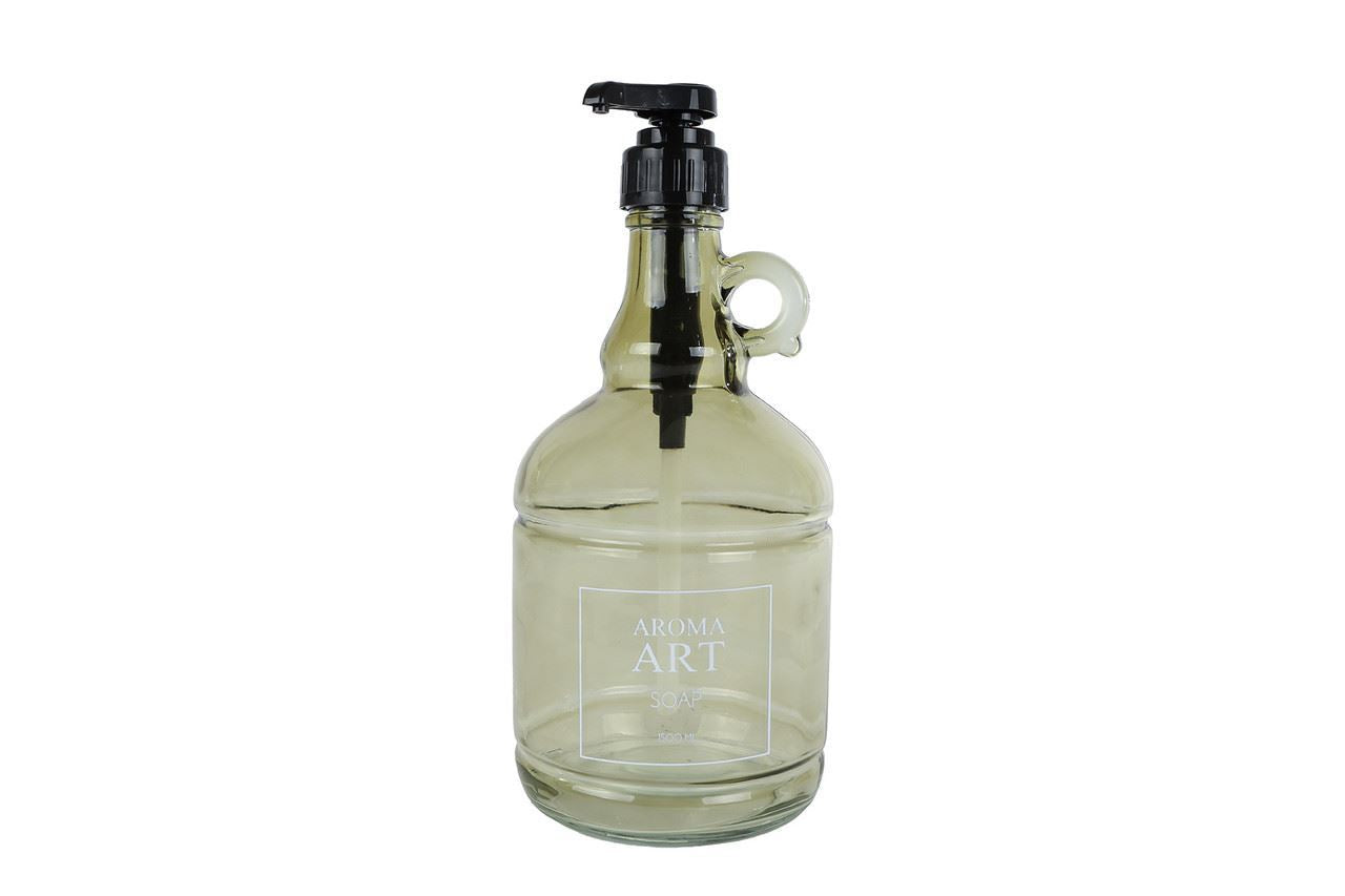 Zeeppomp 1500ml gr. glas 12x12x24cm