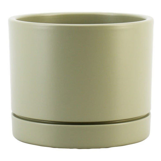 Pot Lynn d17.5 h14.5cm kaki