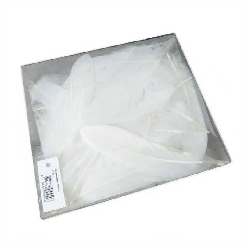 Ganzenveren naturel 45gr.