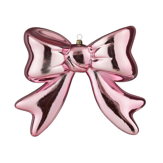 Ornament strik roze l20xb6xh20cm