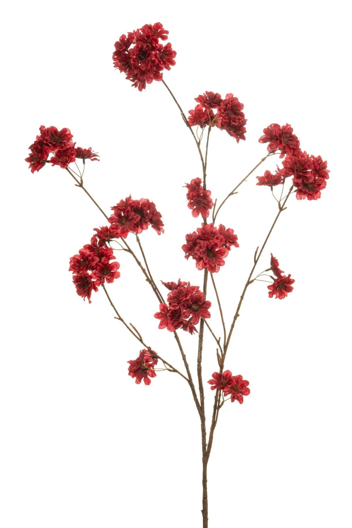 Blossom cherry spray red 126cm