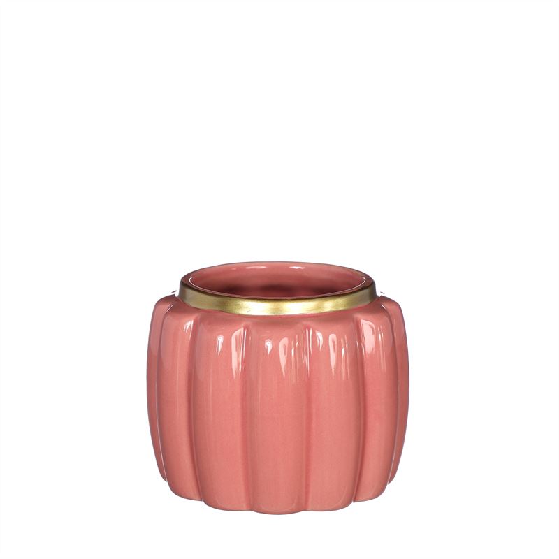 Pouff pot D.9,5 h.7,6 cm terra pink