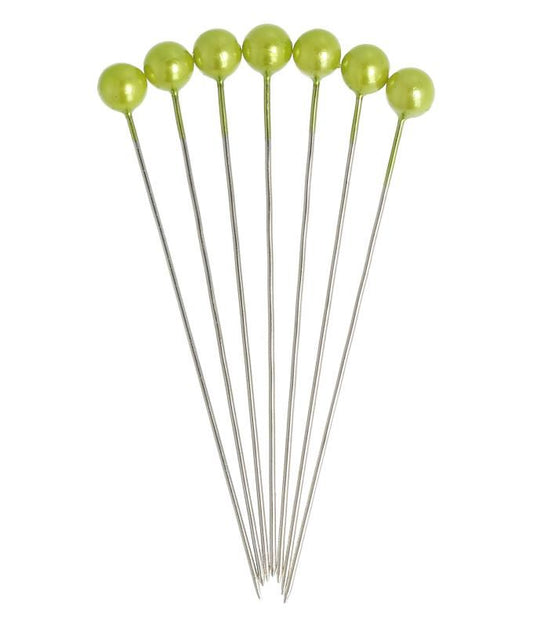 Pushpin 6mm. appelgroen 100 st.