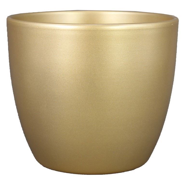 Pot Boule d8.5 h6.5cm parelgoud