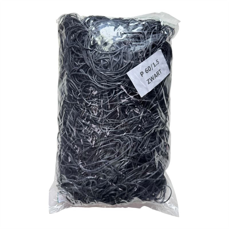 Elastiek Culto 60x1,5mm zwart 1kg/z