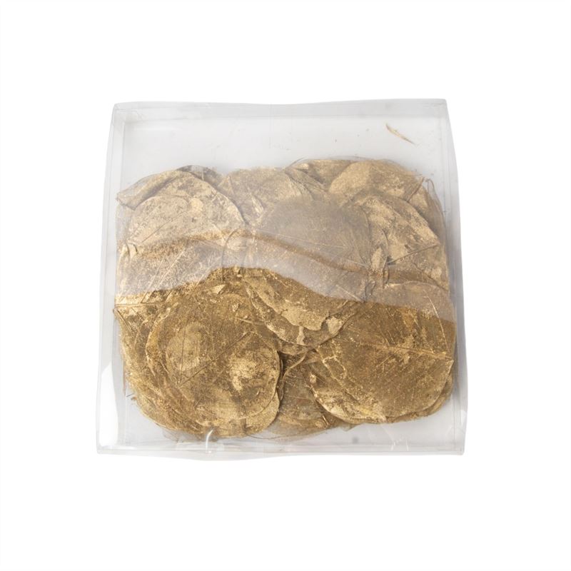 Skeleton leaves goud