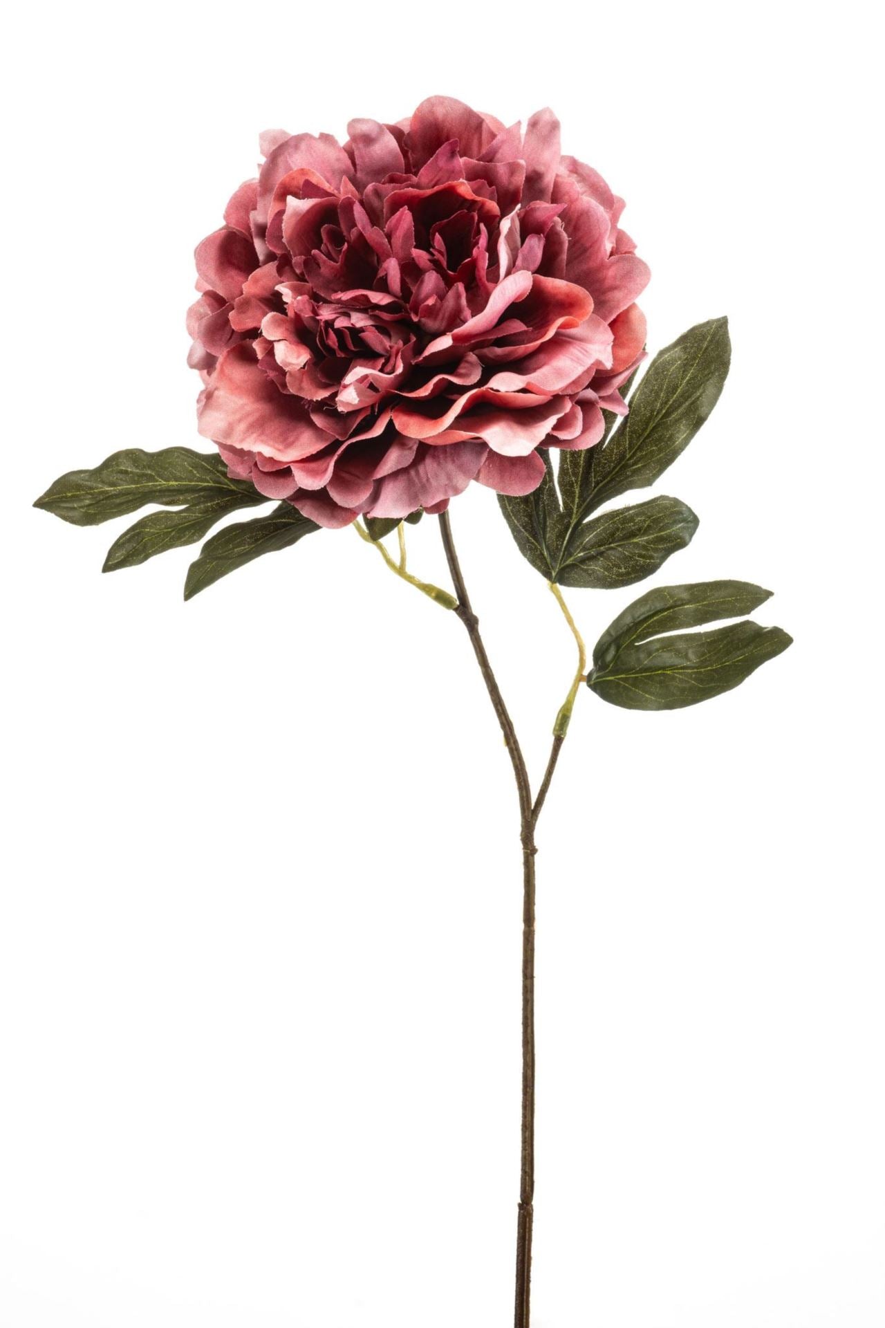 Peony spray mauve 57cm
