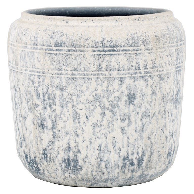 Pot Milou d34 h32cm wit