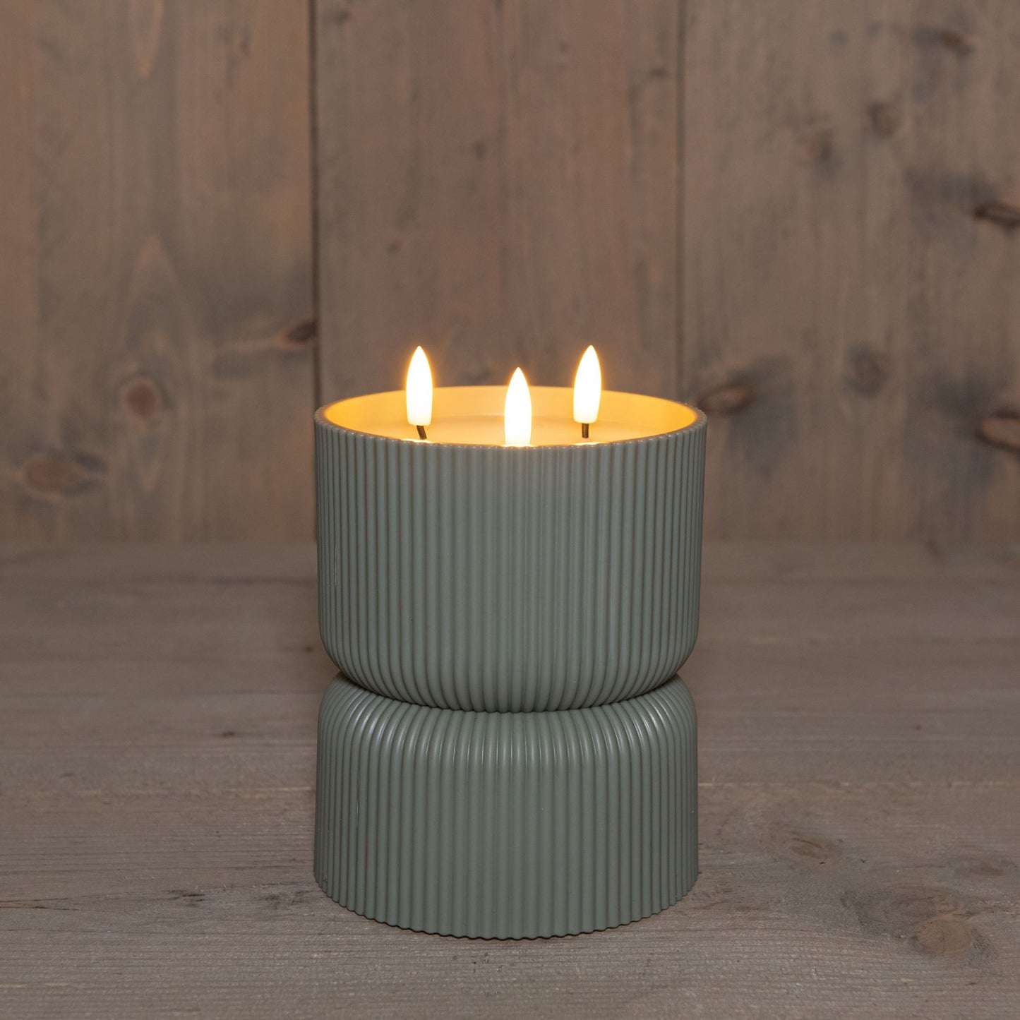 Buitenkaars led 3D D.13H18cm.groen