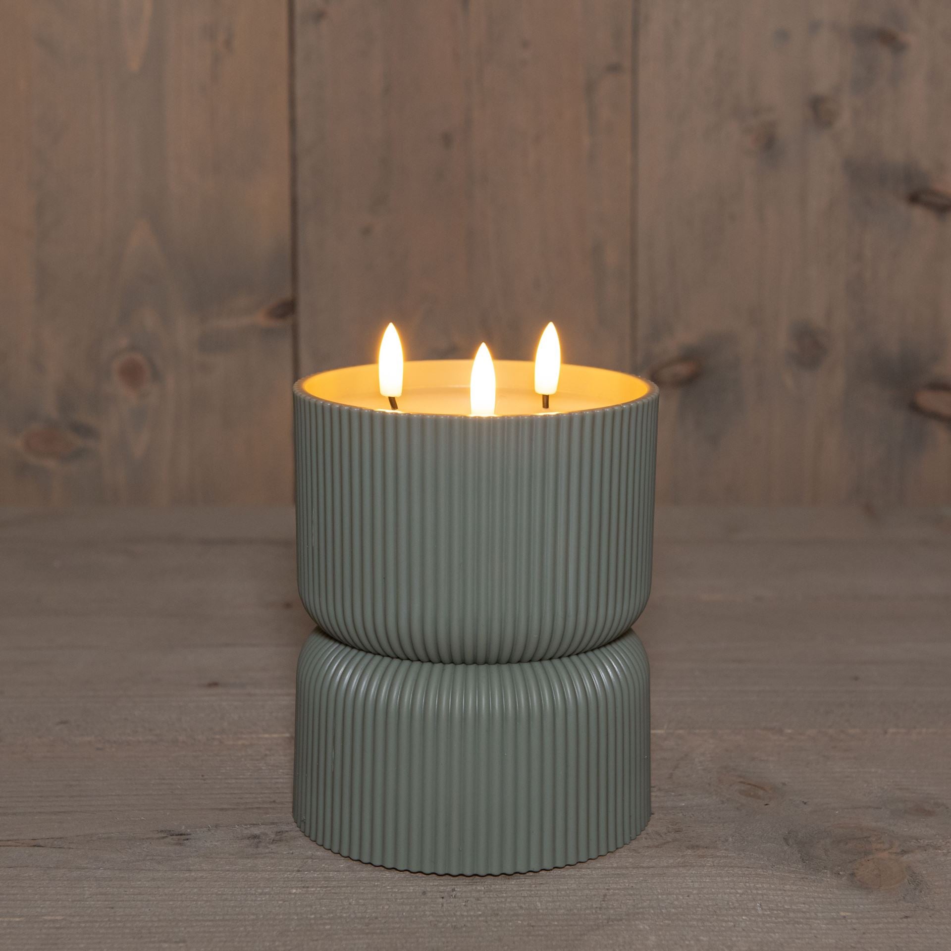 Buitenkaars led 3D D.13H18cm.groen