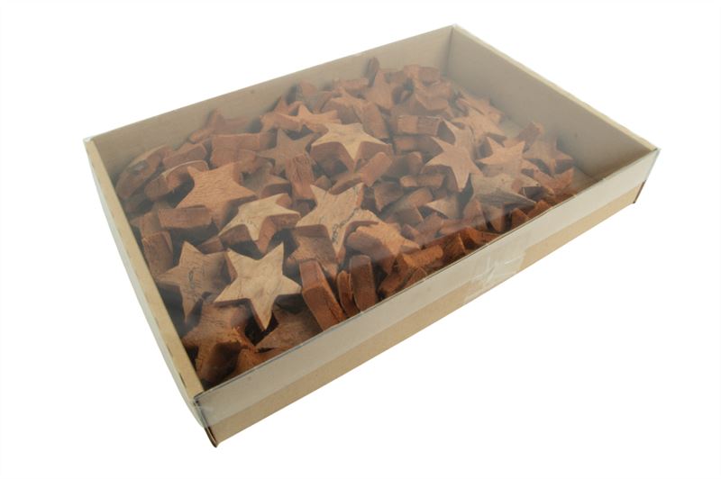 Kokosnoot sterren 5 cm naturel100 s