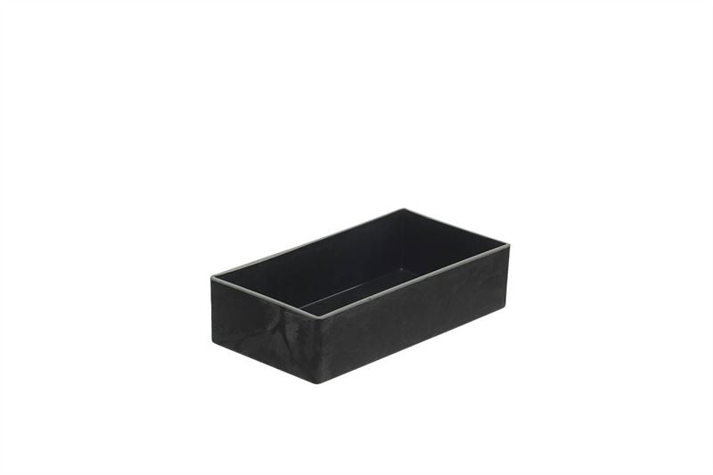 Tray rechthoekig  20x10x5,5 cm natu