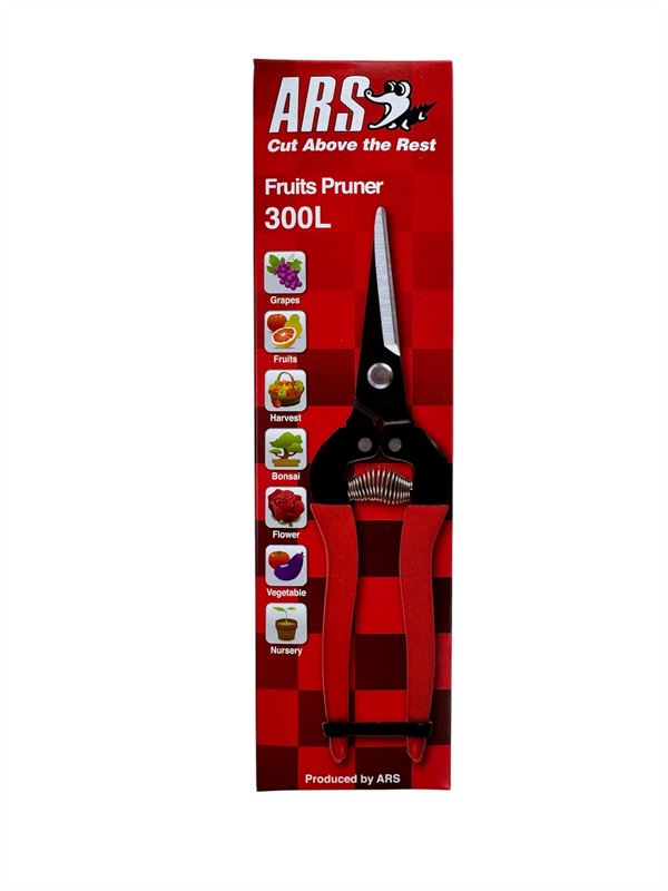 Fruitschaar lange bek 5x17x1 rood